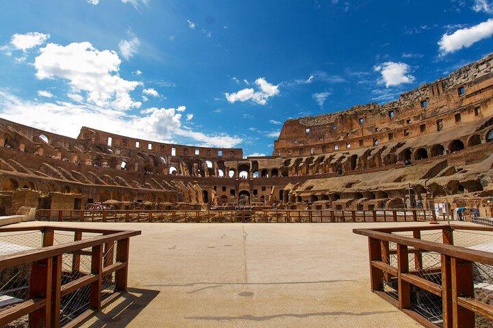 Esperienza completa del Colosseo: Arena, Foro Romano e Palatino