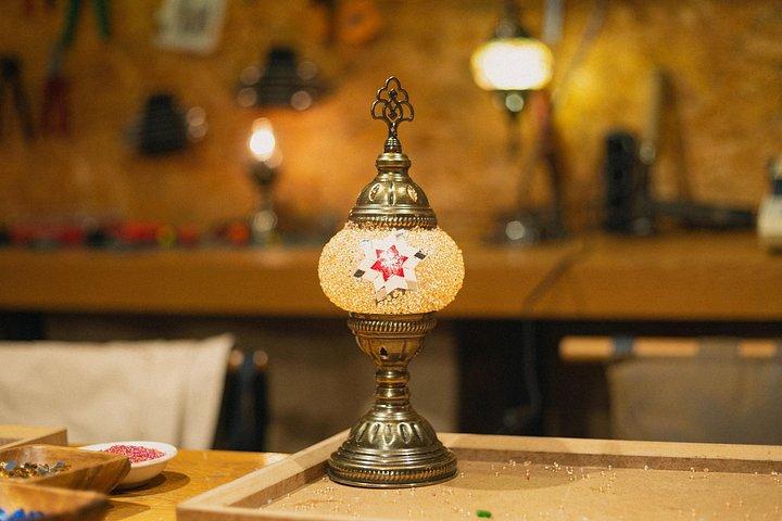 Workshop de lâmpada de mosaico turco guiado com lanches