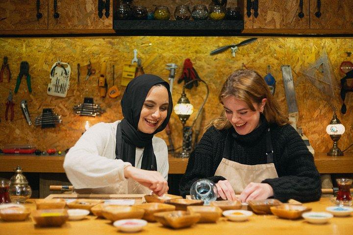 Workshop de lâmpada de mosaico turco guiado com lanches