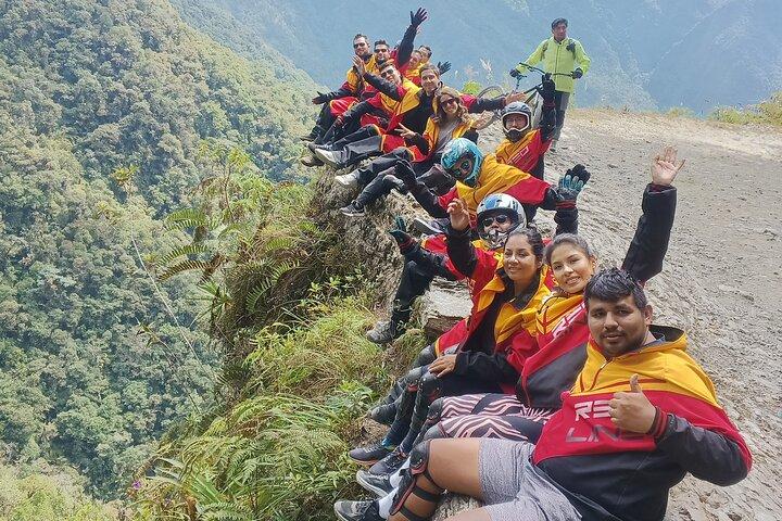 Cykling på Death Road Bolivia
