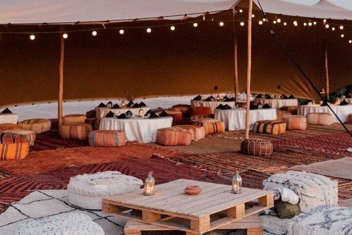 From Marrakech: Sunset Dinner in the Agafay Desert