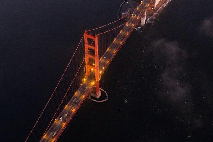 Visite nocturne privée en avion de San Francisco