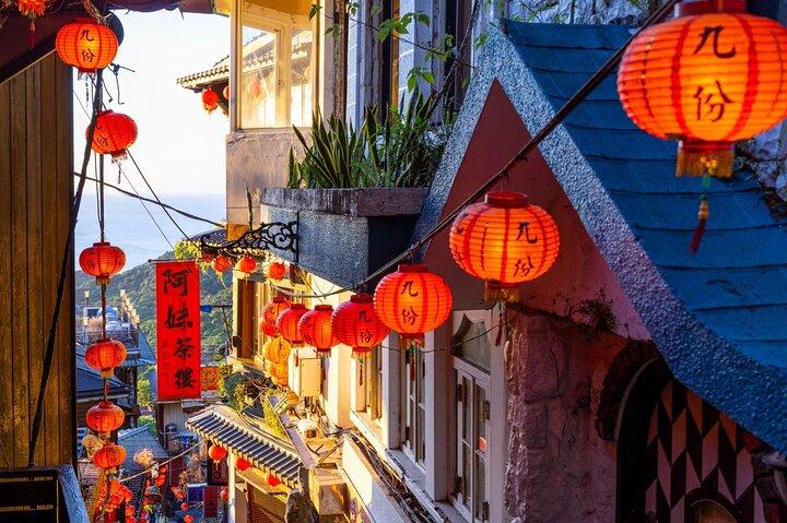 Taipei: Yangmingshan, Yehliu, Jiufen, Shifen volledige dagtour