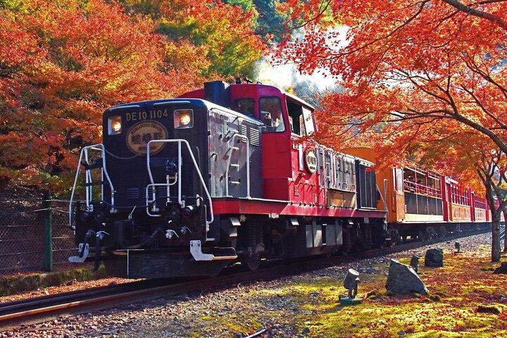 Kyoto Hozugawa River Boat Sagano Romantic Train Tour