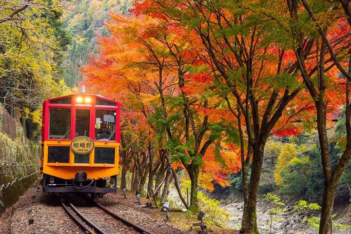 Kyoto Hozugawa River Boat Sagano Romantic Train Tour