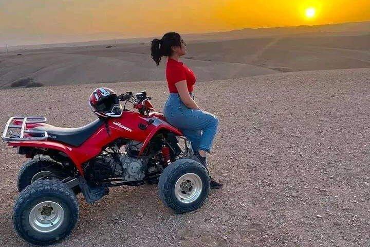 Experience camel ride in Marrakech Desert with ATV, Dinner, Show