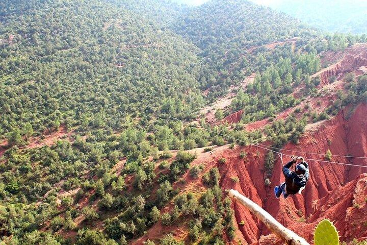 Atlas Mountains Zip Line with Breakfast From Marrakech