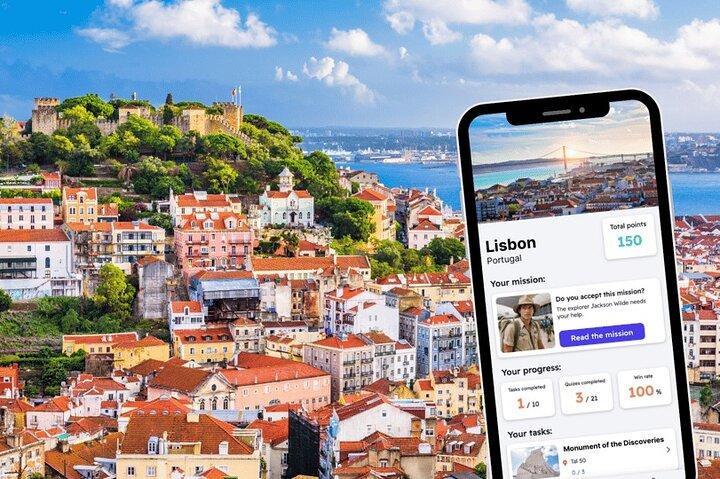 Lisbon Exploration Private Game and City Tour på din telefon