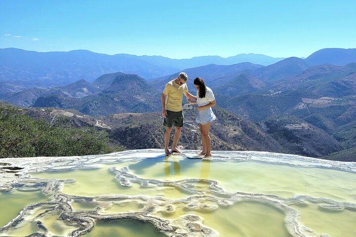 Hierve el Agua Halvdags guidet vandretur eventyr Alle gebyrer inkluderet