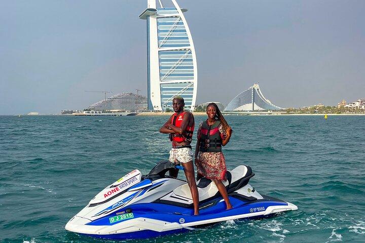 Dubai: 30min Jet Ski til Burj Al Arab.