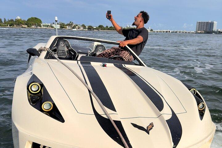 Miami Beach Jetcars und kostenlose Bootsfahrt