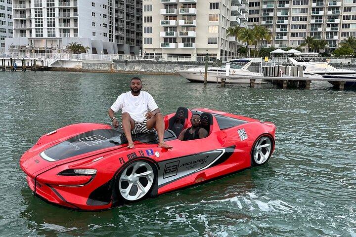 Miami Beach Jetcars und kostenlose Bootsfahrt