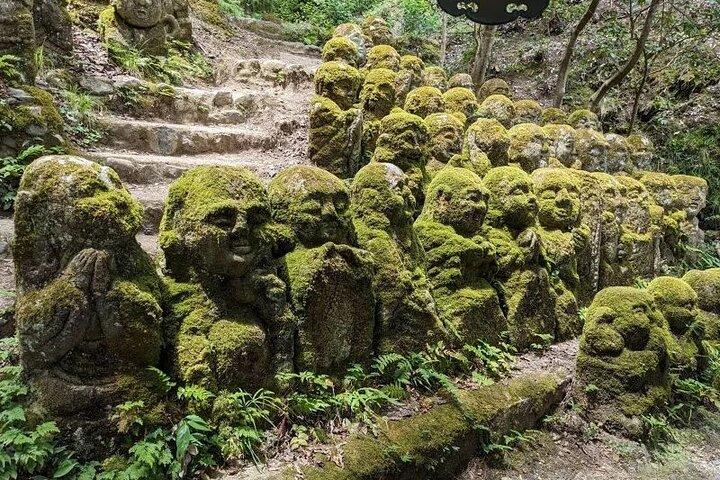 Otagi-Nenbutsu-Tempel und Arashiyama-Bambuswald-Tour