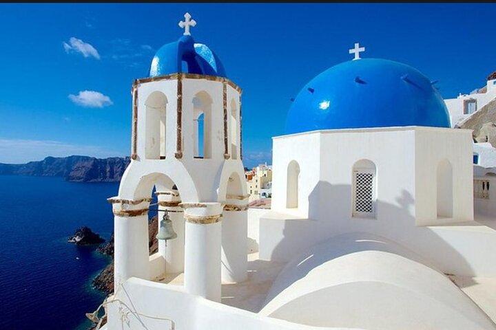 Escursione a terra di 5 ore in minigruppo Santorini per i passeggeri della crociera