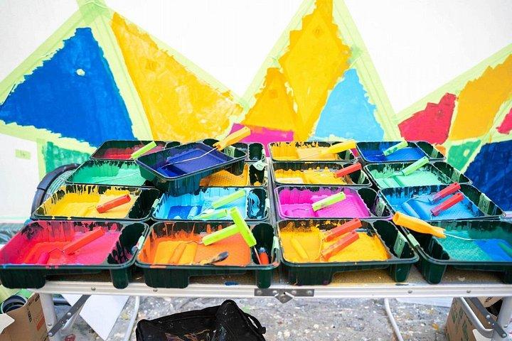 東京渋谷ジャイアント壁画制作ワークショップ