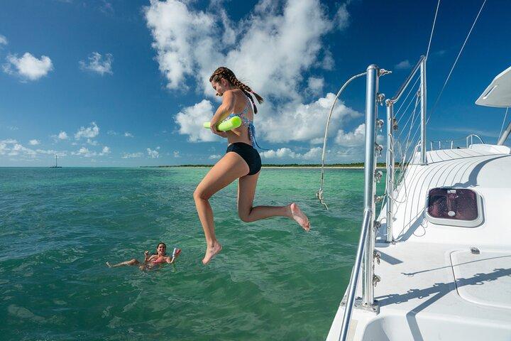 Champagne Dolphin Sail och Reef Snorkel