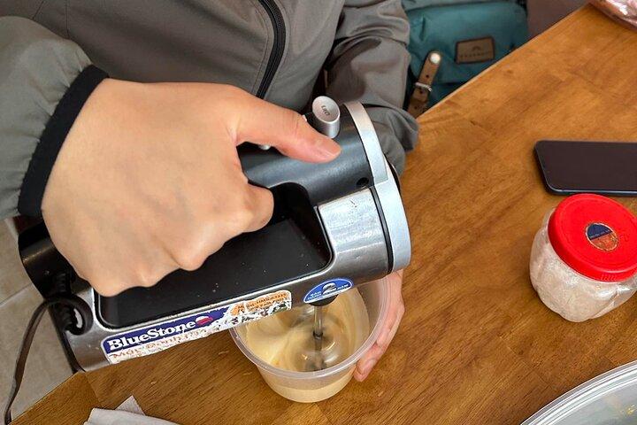 Aula de culinária com café com ovo de 1 hora com lanche e instrutor local