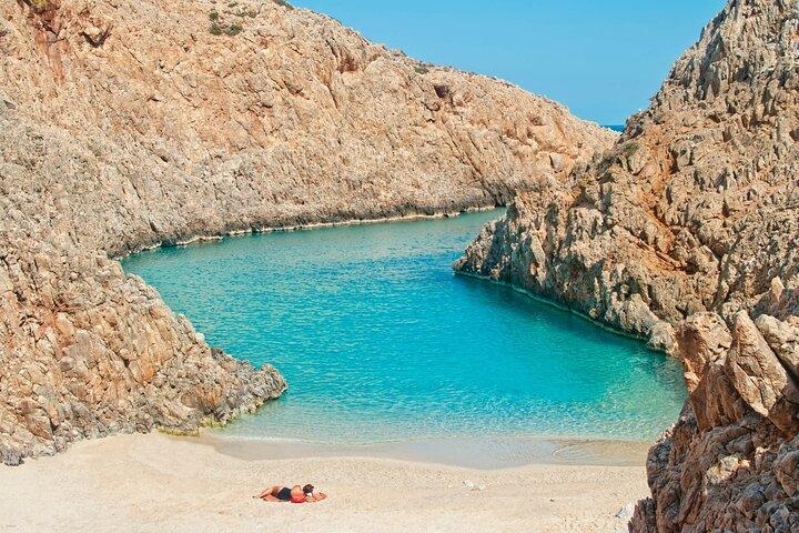 Private Half-Day Boat Trip From Chania to Seitan Limania & More