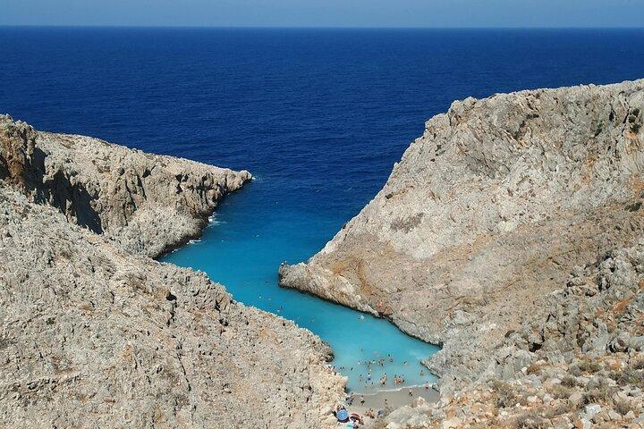 Private Half-Day Boat Trip From Chania to Seitan Limania & More