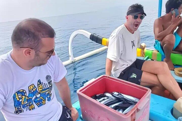Bali：釣り旅行＆ブルーラグーンシュノーケリング（ランチ付き）