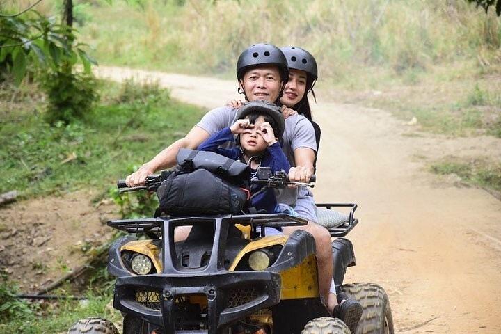 ランカウイ ATV アドベンチャー ライド、ジップライン、滝