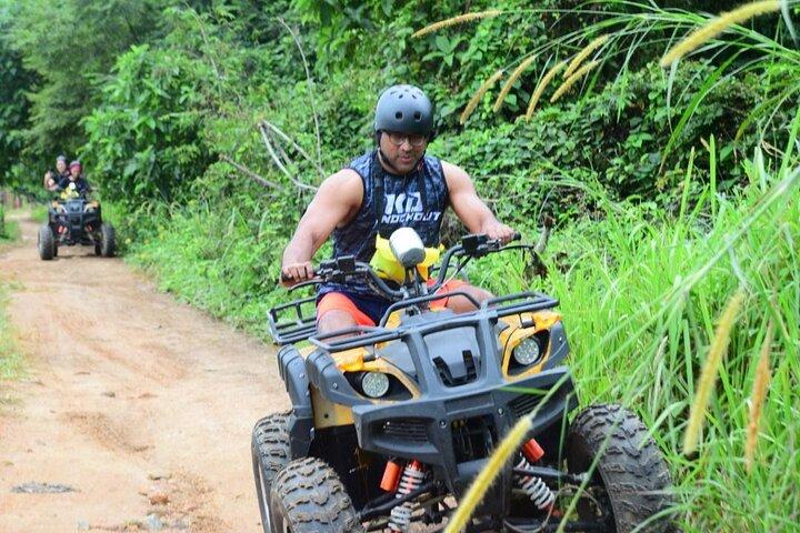 ランカウイ ATV アドベンチャー ライド、ジップライン、滝