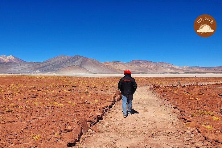 Rote Steine und altiplanische Lagunen