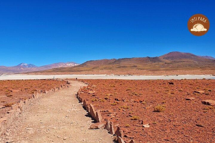 Rote Steine und altiplanische Lagunen