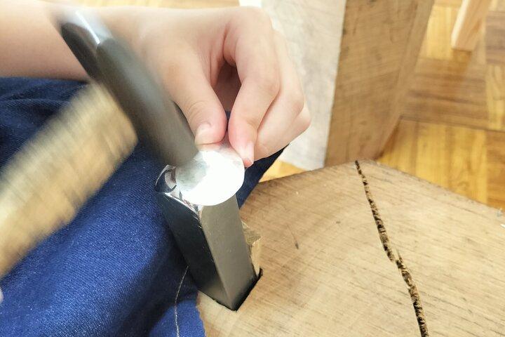 京都で純銀スプーン作り体験