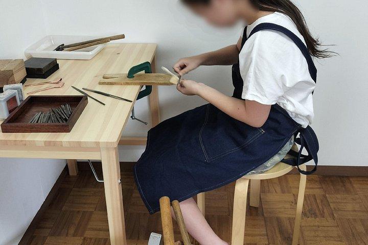 京都で純銀スプーン作り体験