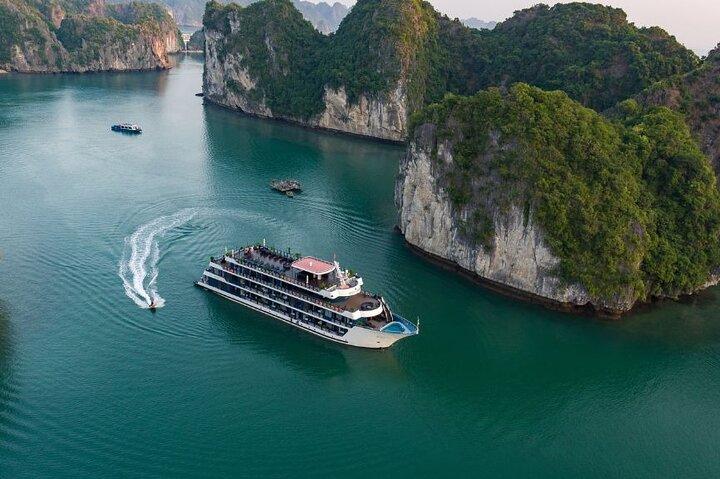 Cruzeiro Rosy (Baía de Ha Long e Baía de Lan Ha) 2 dias e 1 noite