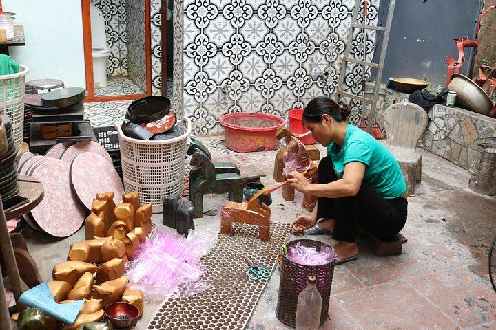 北部工芸村ツアー： Ha Thai, Chuong & Quang Phu Cau