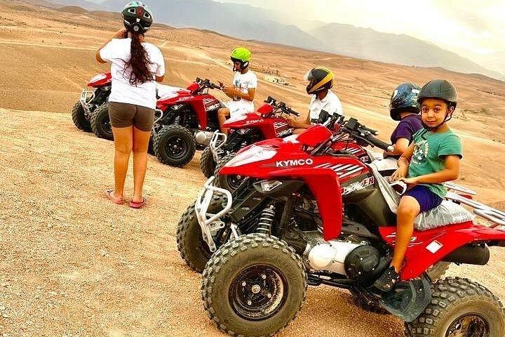 Quad Biking Half Day And Camel Ride In Sunset