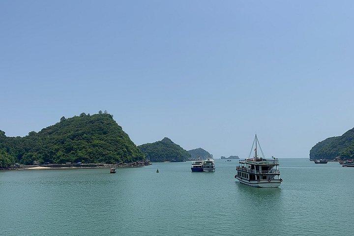ハロン湾ユネスコクルーズツアー：ソンソット＆ルオン洞窟、チトフ島