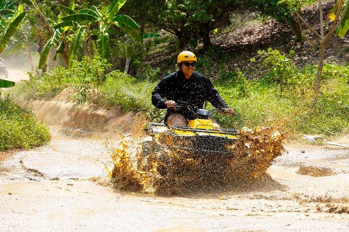 プーケットから90分のATV乗馬と大仏