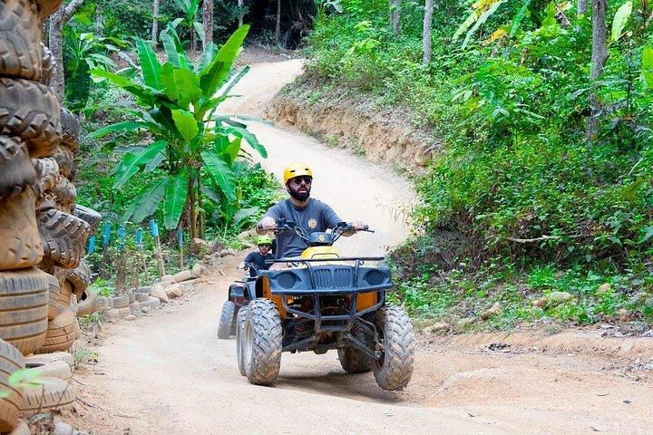 プーケットから90分のATV乗馬と大仏