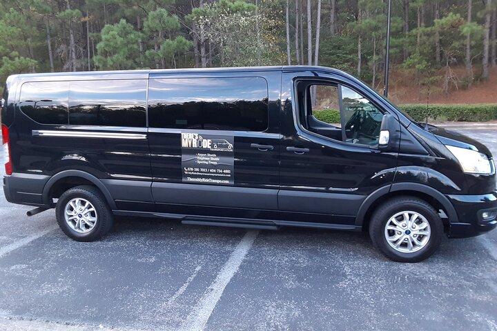 Rundtur privat overførsel fra Atlanta lufthavn til dit hotel