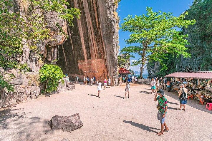 プーケット発、カタマラン船で行くパンガー湾とカヌーの日帰り旅行