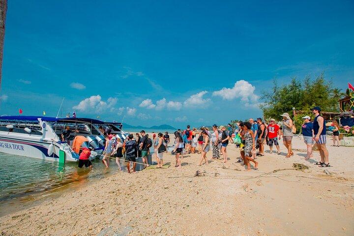 Varkenseiland snorkel- en sightseeingtour per speedboot vanuit Koh Samui