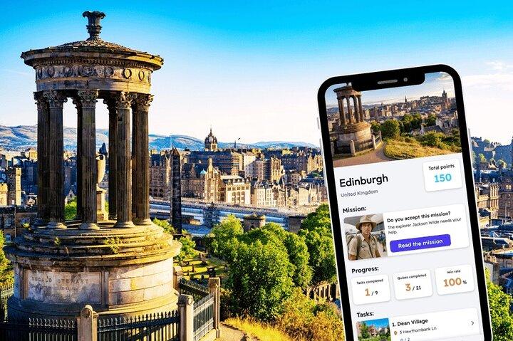 Edinburgh Exploration Private Game and City Tour på din telefon