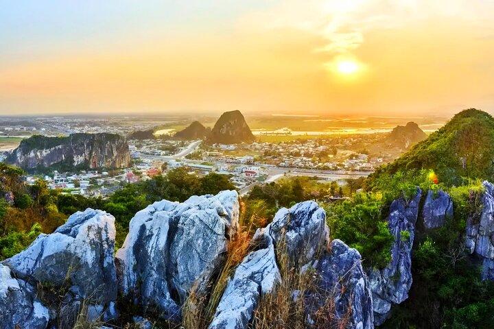 Marble Mountain och Hoi An Town Tour från Da Nang City
