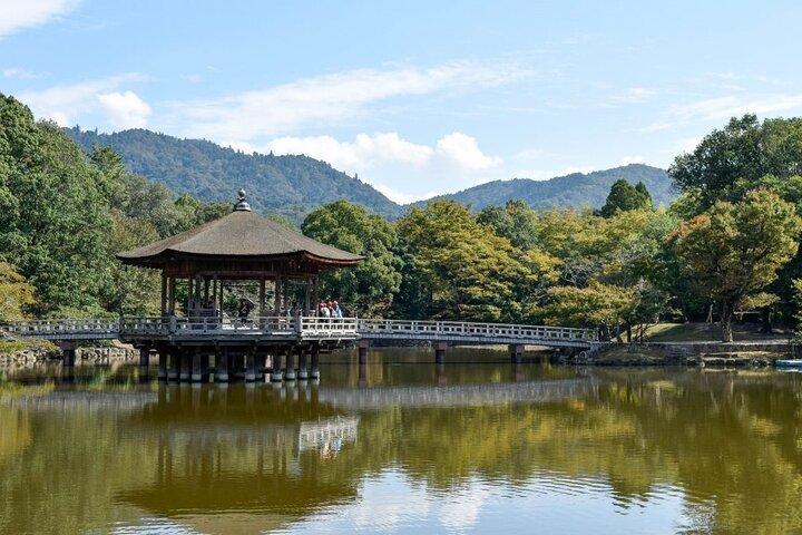 Excursión de un día al santuario del lago Biwa Shirahige y Ukimido desde Osaka, Kyoto