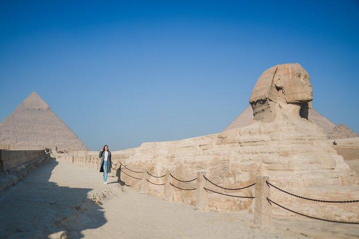 Excursion d'une demi-journée aux pyramides de Gizeh et à Saqqarah