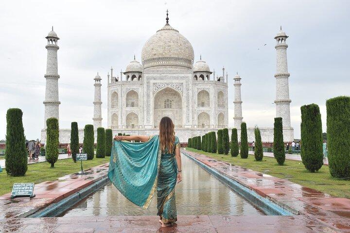 Sunrise Taj Mahal og Agra Fort Tour fra Delhi