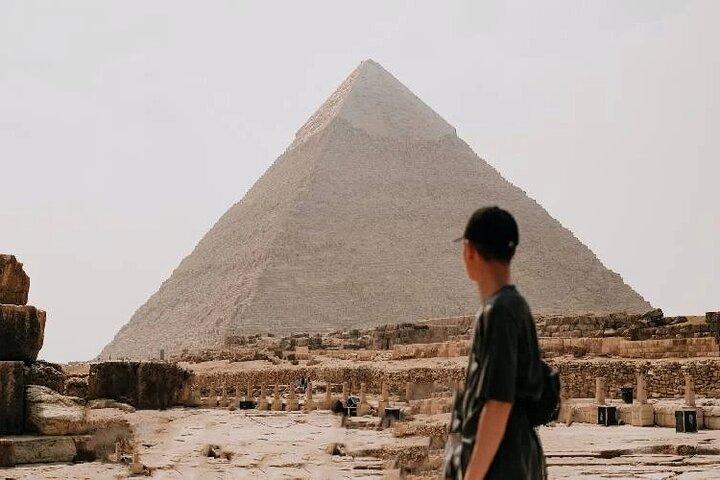 Visite des pyramides de Gizeh avec déjeuner et balade sur le Nil