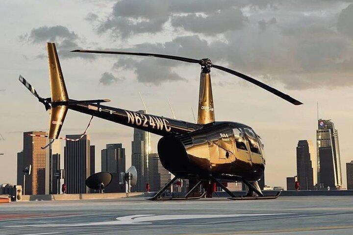 Romantisk Los Angeles Downtown Landing Helicopter Tour