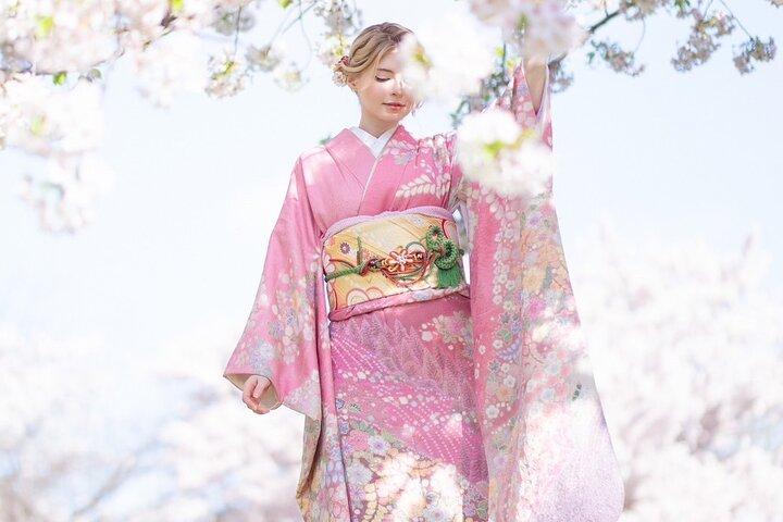 Tokio Auténtico Kimono de alquiler en Asakusa con opción de fotografía