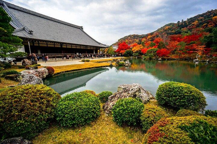 Arashiyama-vandretur med valgfri Sagano romantisk togtur