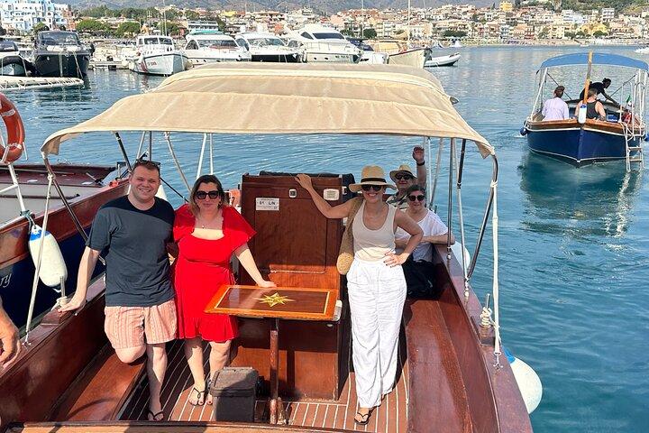 Tur fra Catania til Taormina med Isola Bella-bådtur