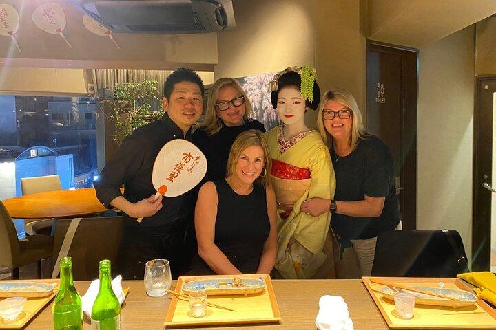 Middagsoplevelse med Maiko i Kyoto